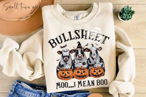 Country Halloween Cow Bullsheet Png: Design Asset Guide