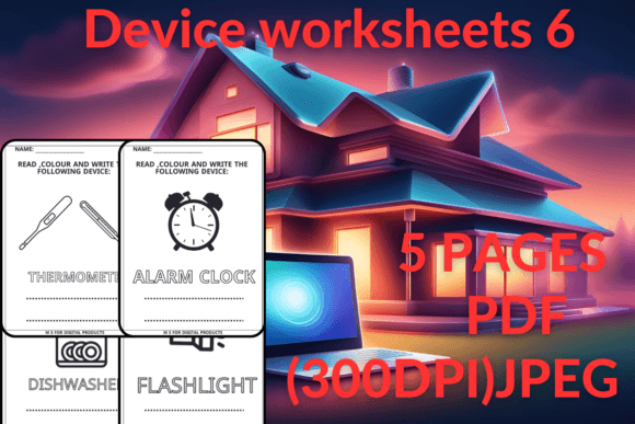 Device Worksheets 6: Engaging Coloring Sheets for Kids