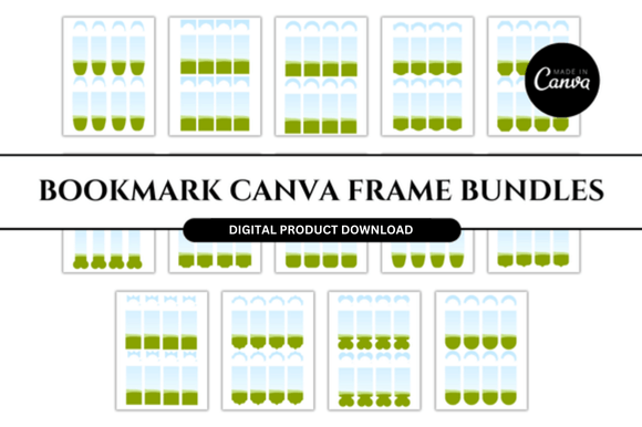 Elevate Your Design with Bookmark Frame Template Bundles