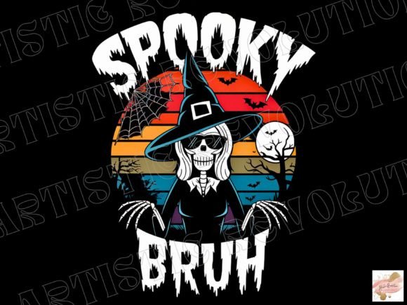 Elevate Your Designs with a Halloween Spooky Witch PNG