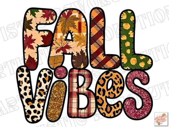Fall Vibes PNG: Autumn Design Assets for Creative Projects