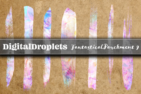 Fantastical Parchment Brush Strokes: Elevate Your Design Assets