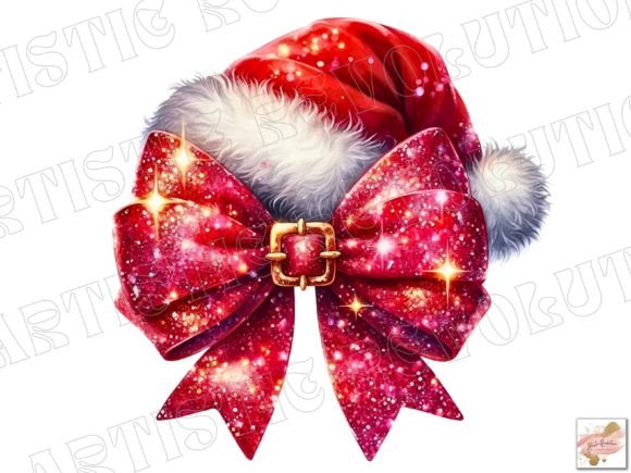 Festive Christmas Hat Coquette Bow PNG: A Designer's Guide