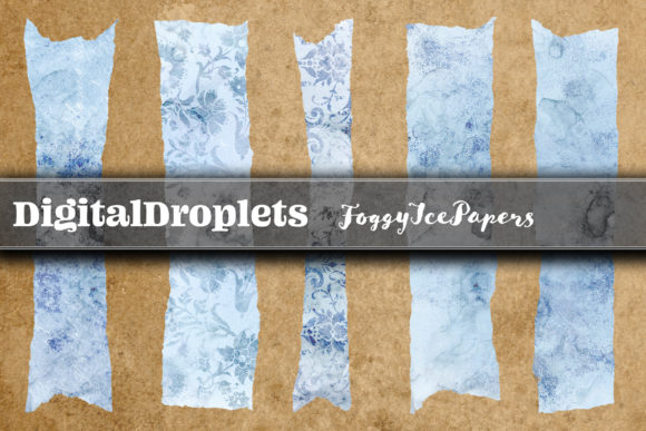 Foggy Ice | 180 Washi Tapes: A Digital Design Toolkit
