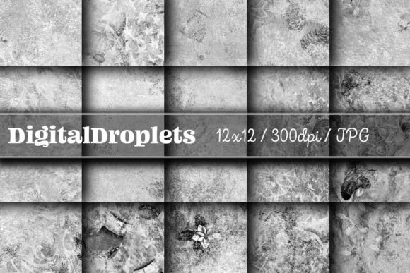 Golden Christmas Papers Vol. 5: Gothic & Grunge Festive Textures