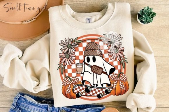 Halloween Retro Checkered Boo Ghost PNG: A Designer's Guide