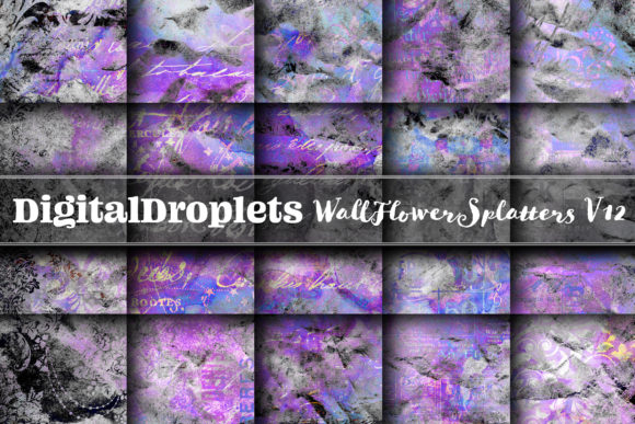 WallFlower Splatters 12: A Textured Paper Collection